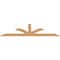 Ekena Millwork Richland Timber Gable Bracket, Western Red Cedar, 108"W x 31 1/2"H x 1 1/2"D x 5 1/2"F, 7/12 Pitch GBW108X31X0206RIC00SWR - alternate 4